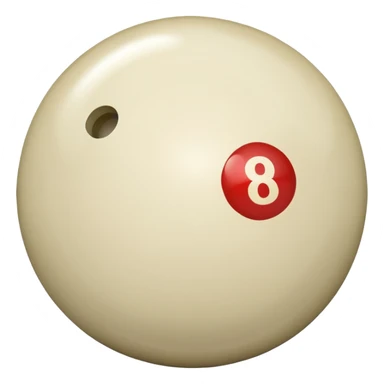 numbered billiard ball  sticker