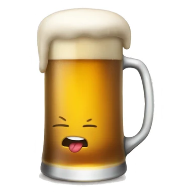 chat qui boit de la bière sticker