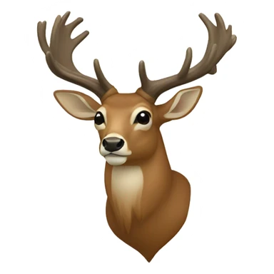 Republic of deer Map sticker
