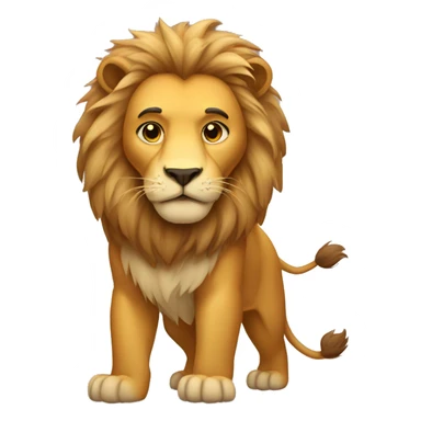 Lion mixed with bear sticker