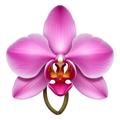 pink orchid sticker