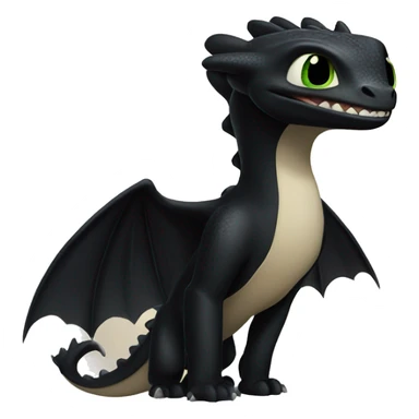 Toothless-from-How-to-train-your-dragon sticker