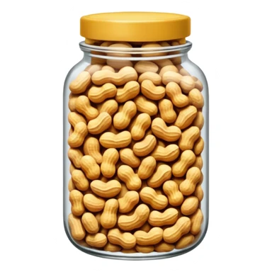 filled with peanuts sticker