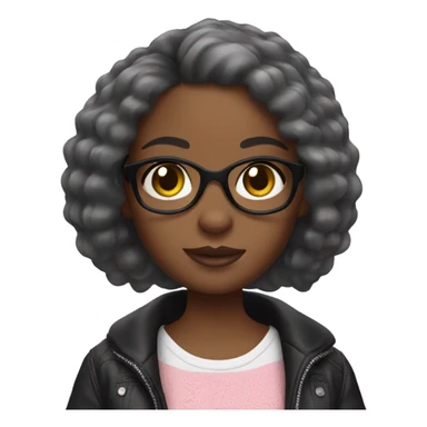 Black girl brats doll sticker
