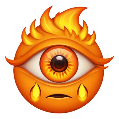 Use this photo in the emoji: https://ca.slack-edge.com/T03RQUNUQ-U03RQUNV2-ff0ad9d95cd5-512. It should be in the style of the eye of sauron from lord of the rings, but it's the "eye of gerry" sticker