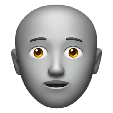 Man face with question mark sticker