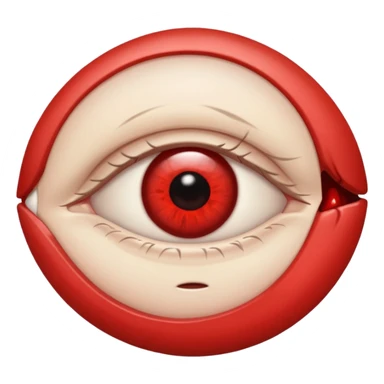 tired eye sticker