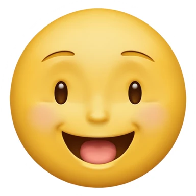 laughing face emoji, eyes closed, mouth open sticker