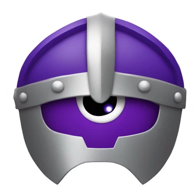 gladiator shield purple with eyes  sticker