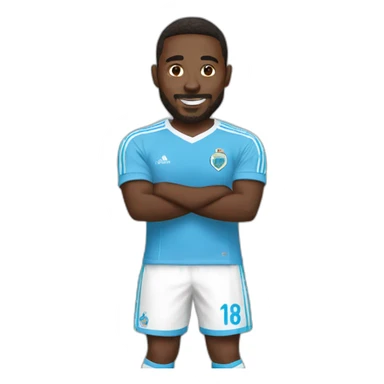 Joueur de Marseille équipe de foot sticker