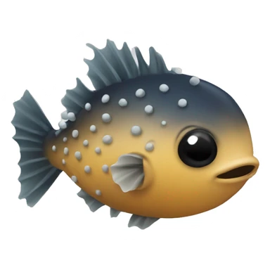 my friend as a blowfish  sticker