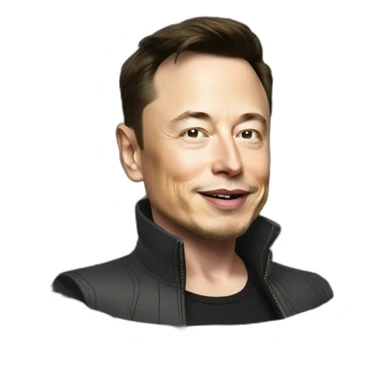 elon musk in money sticker