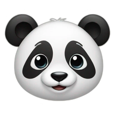 Panda stars  sticker