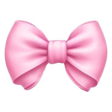 small baby pink bow sticker