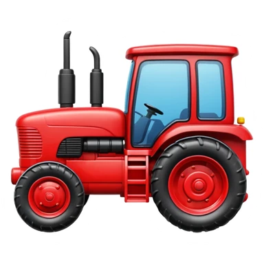plastic toy  tractor sticker