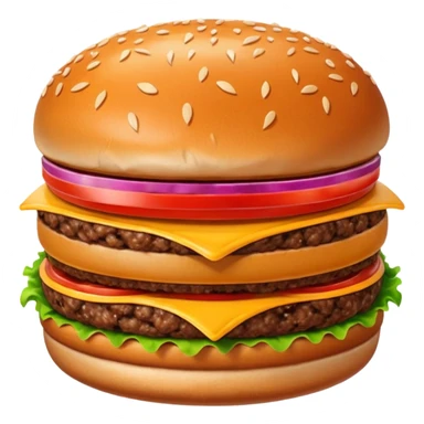 burger meat only sticker
