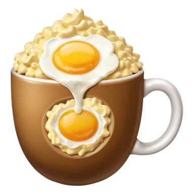 Protein Coffee + Egg Scramble sticker