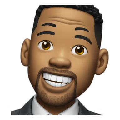 will smith smashing chris rock sticker