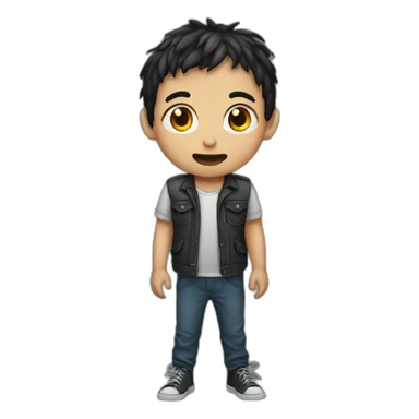 Niño de terror sticker