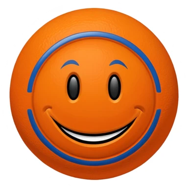 Smiley icon new york knicks sticker