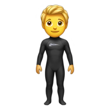 gay surfer in a wetsuit sticker