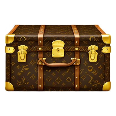 Louis Vuitton luggage trunk sticker