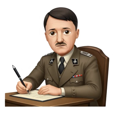 Adolf hitler signe sticker