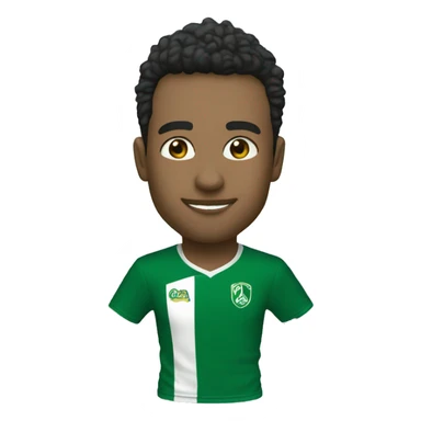 me with the palmeiras t-shirt sticker
