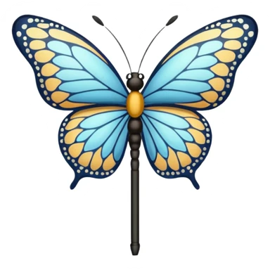 butterfly net sticker