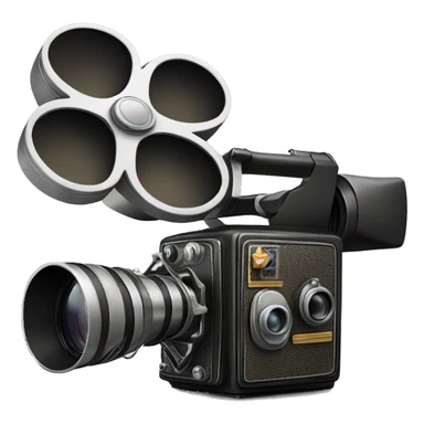 old movie Camera sticker