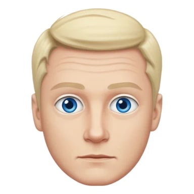 Elmer Bäck, Finnish Actor (b.1981) with blue eyes sticker