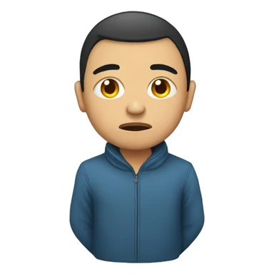 person from Uzbekistan sad sticker