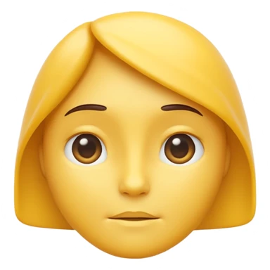 Thoughtful emoji sticker