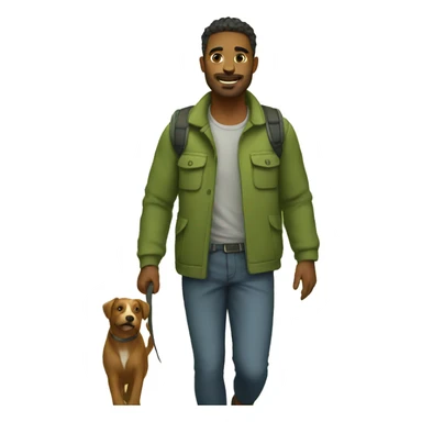 walking in nature sticker