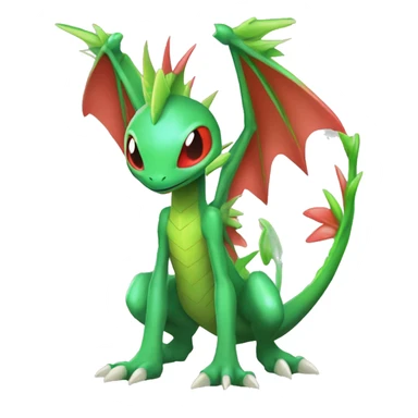 Full body sharp edgy shiny punk colorful Fairy-Flygon-Scyther-grovyle sticker