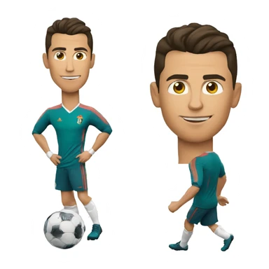 Cristiano Ronaldo haciendo siuuu sticker