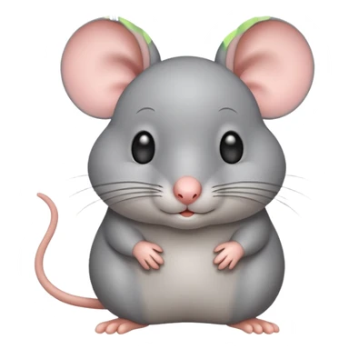 Funny cute mouse giving a side eye sticker