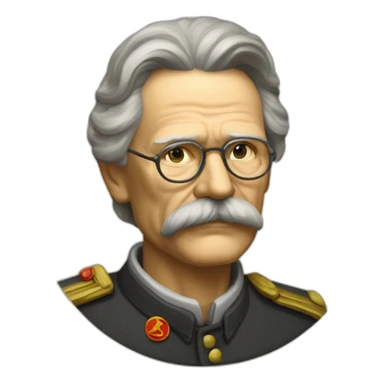 Le révolutionnaire communiste Léon Trotski sticker