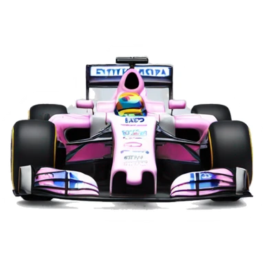 F1 car checo perez sticker