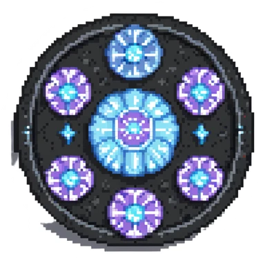 Aether from Genshin Impact in pixel art style sticker