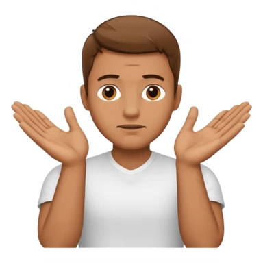 man say "NO" with his hands crosswise sticker