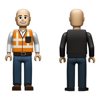 JEFF BEZOS lego full body sticker