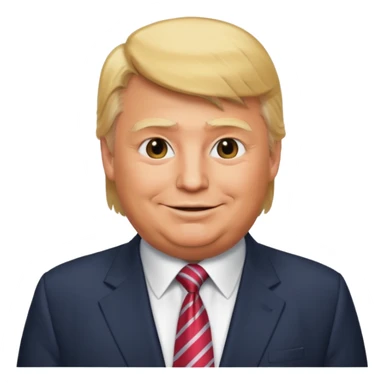 no... MAKE THESE CHANGES AT AN ISOMETRIC OVERHEAD ANGLE, WITH THE FULL FIGURE, MAKE IT MUCH MORE REALISTIC, ESPECIALLY IN THE DONALD TRUMP FACE AND HAIR, MUCH MORE ELDERLY, AND MUCH MORE OBESE, TO REFLECT HIS REALITY sticker
