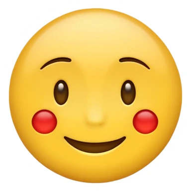 iPhone emoji with text message saying no not smiling and no red dots in dace but a text message sticker