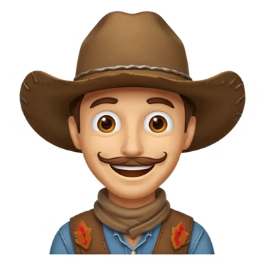 Stupid looking cowboy sticker