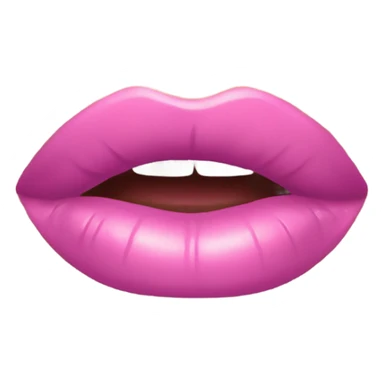 pink gloss lipstick  sticker
