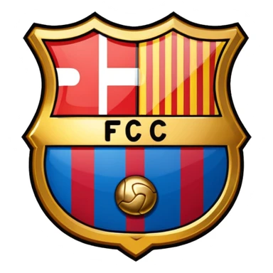 Barcelona FC значок команды sticker