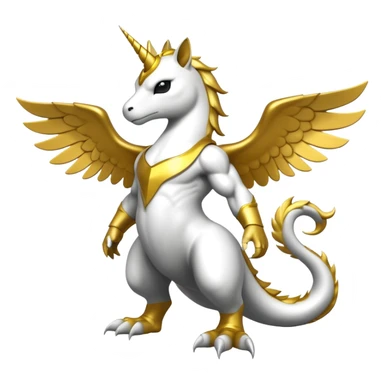 Mega neon unicorn dragon hydra hyper rare golden penguin Golden Divine god angel Omni Black and white Super muscular Buff sigma Gigachad cat full body tuxedo colored  sticker