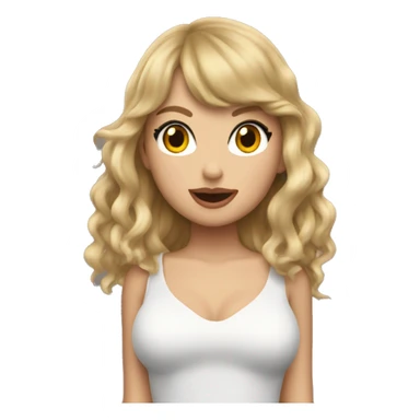 taylor swift singing with lover body on the eras tour sticker