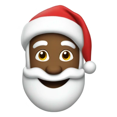 Santa tickling sticker